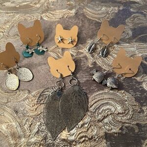 6pc Ocean Themed Earring Bundle Set